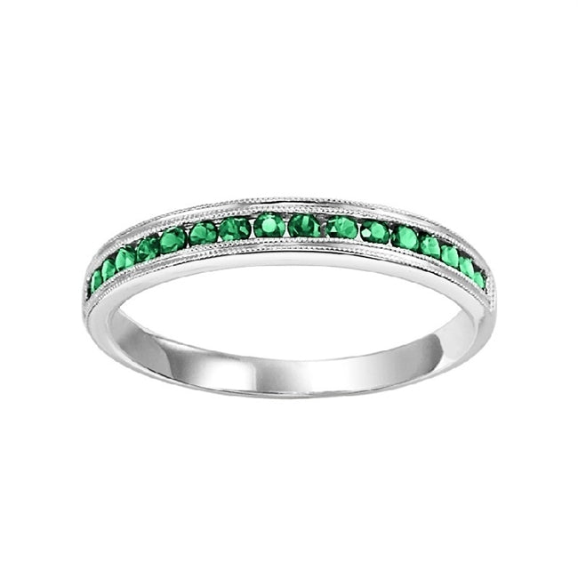 Emerald Stackable Ring