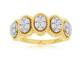 Oval Diamond Fashion Ring