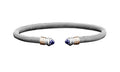 Sterling Silver 14k YG Sapphire Cuff Bracelet