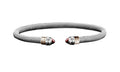 Sterling Silver White Topaz Lab Grown Diamond Bracelet