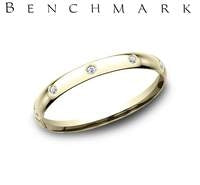 Burnish Set Rose Gold Band