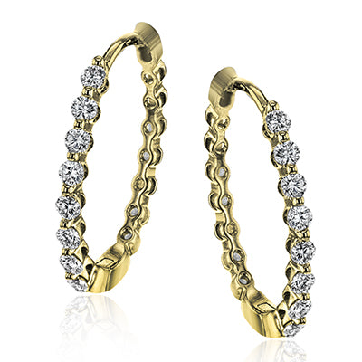 Simon G LE4546-Y Diamond Earrings