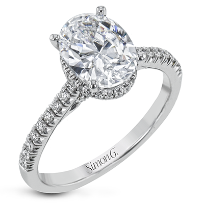 Simon G Oval Engagement Setting LR2345