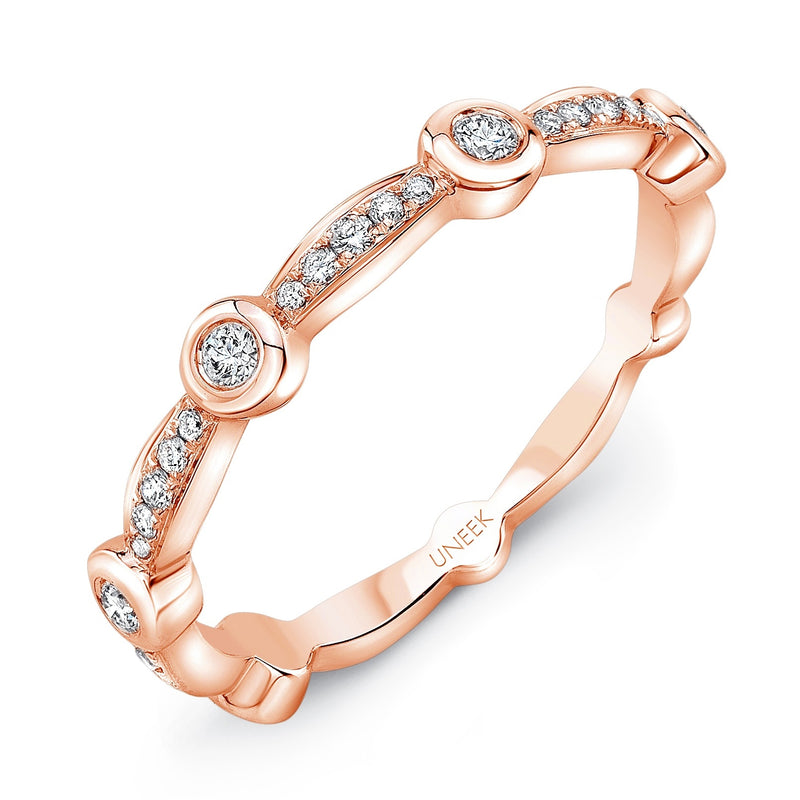 Stackable 14K Rose Band