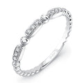 Uneek Rodeo 14K White Diamond Band