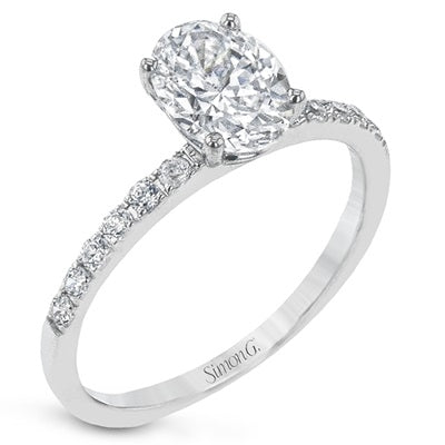 Simon G Oval Engagement Setting MR1686-OV