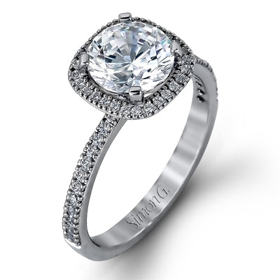Simon G 18KW Halo Engagement Setting