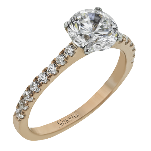 18KY Simon G Engagement Ring Setting