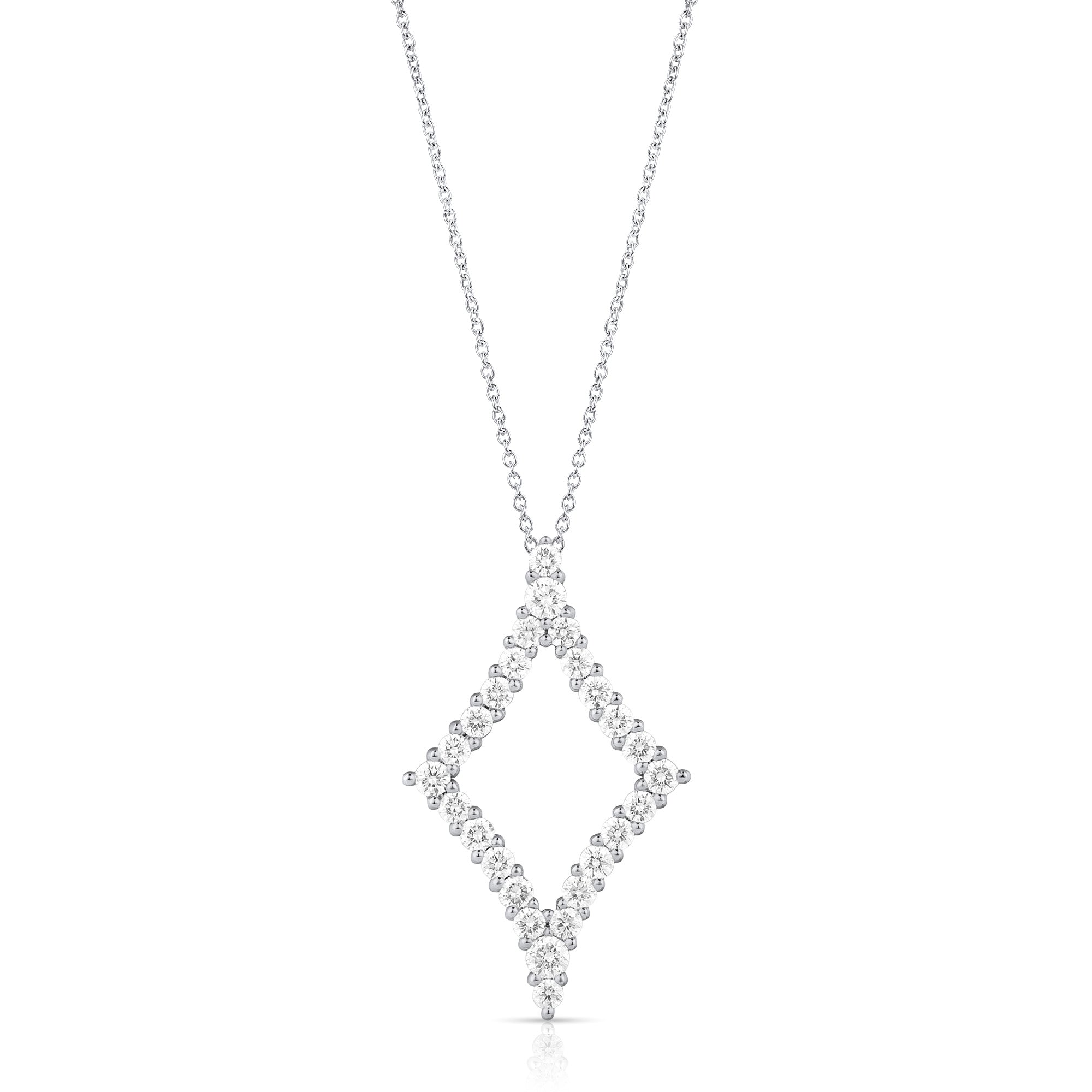1/2 Ctw Diamond Shape Diamond Pendant
