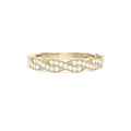 Entwined Vine Diamond Stackable Wedding Band