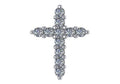 0.35 CT TW Diamond Cross