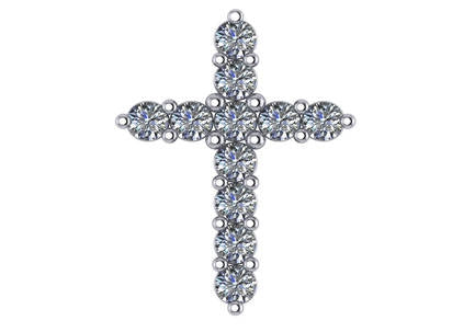 1carat Diamond Cross