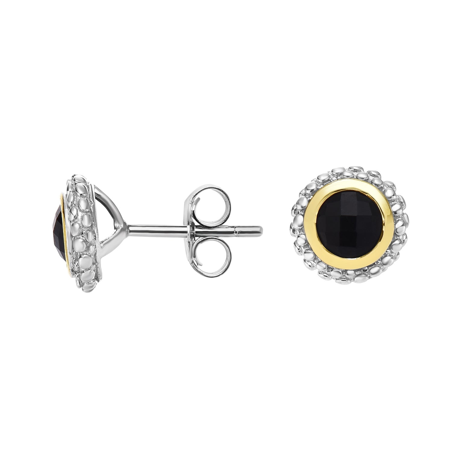 Sterling Black Onyx Earrings