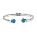 Turquoise Sterling Silver Bangle Bracelet