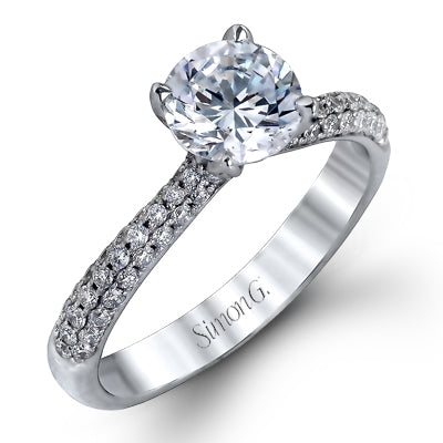 18KW Simon G Engagement Ring Setting