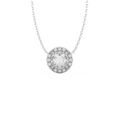 1CTW Round Lab Grown Diamond Pendant