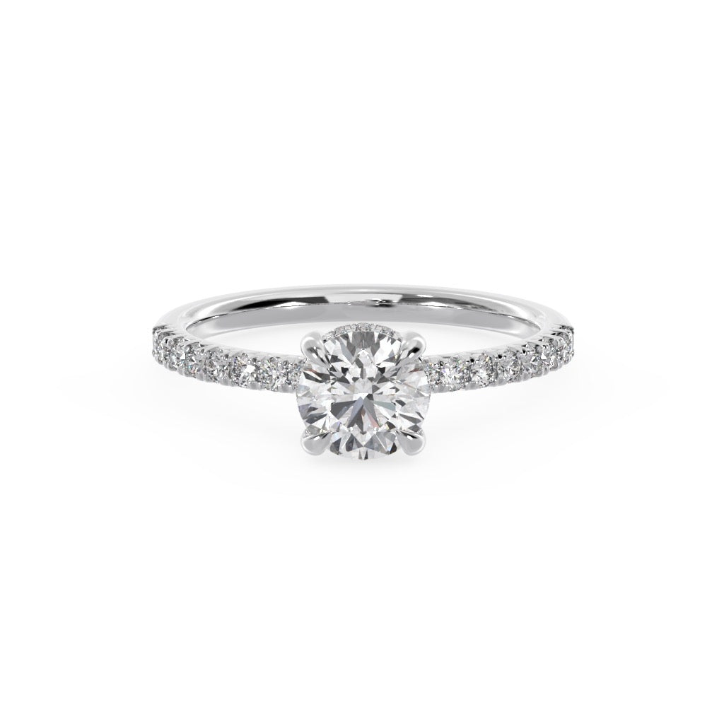 1.50CTW Round Lab Grown Diamond Ring