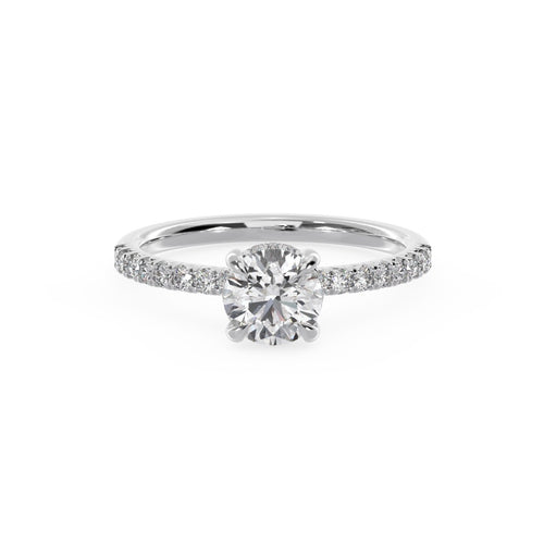 1.50CTW Round Lab Grown Diamond Ring