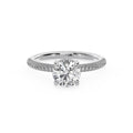 1.50CTW Round Lab Grown Hidden Halo Solitaire
