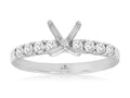 Classic Diamond Band Engagement Setting