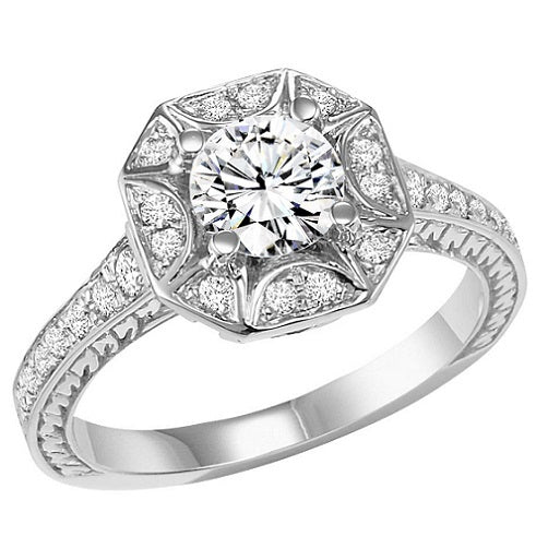 1 ctw Diamond Engagement Ring