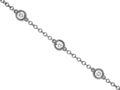 Radiant 14K WG .50CTW Diamond Station Bracelet