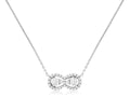 14KW Infinity Diamond Necklace .21 CTW