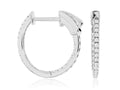 14KW .25 CTW Diamond Hoops